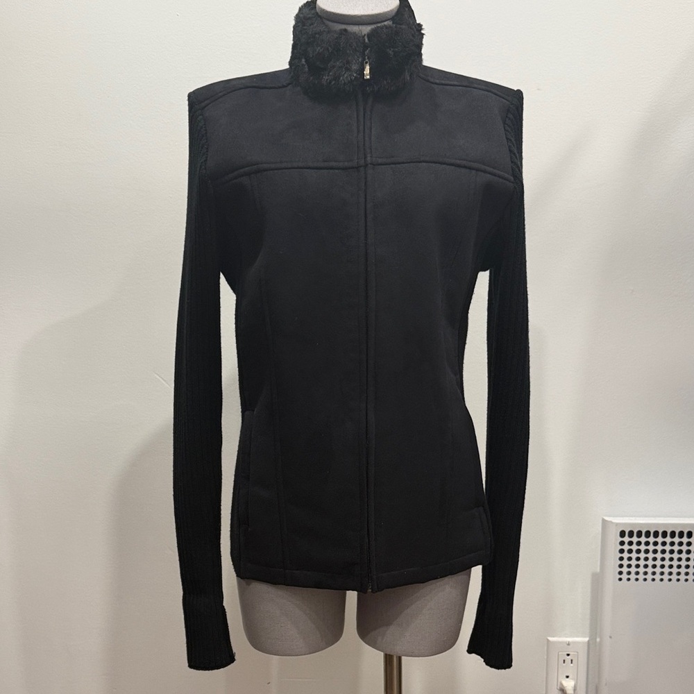 Lady Hathaway Suede & Faux Fur Jacket – Size Medium